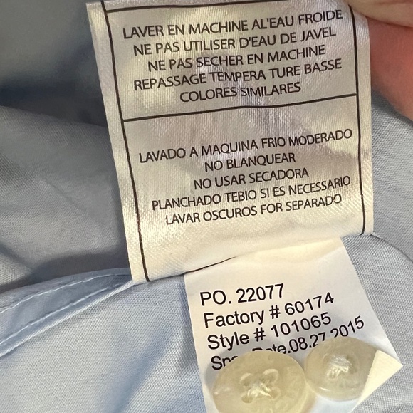 ANTIGUA NFL Team Apparel New York Giants Full-Button Front Shirt (Size L) - Picture 10 of 15